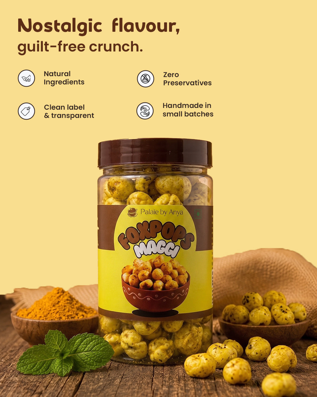 Maggi Foxpops – Roasted Makhana Snack