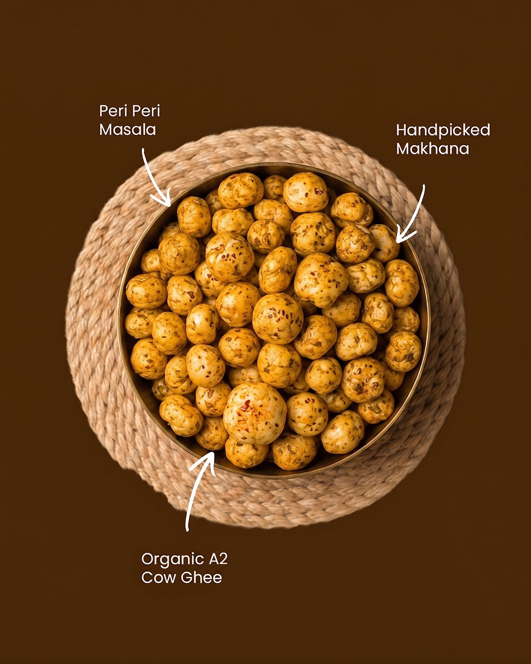 Peri Peri Foxpops – Roasted Makhana Snack